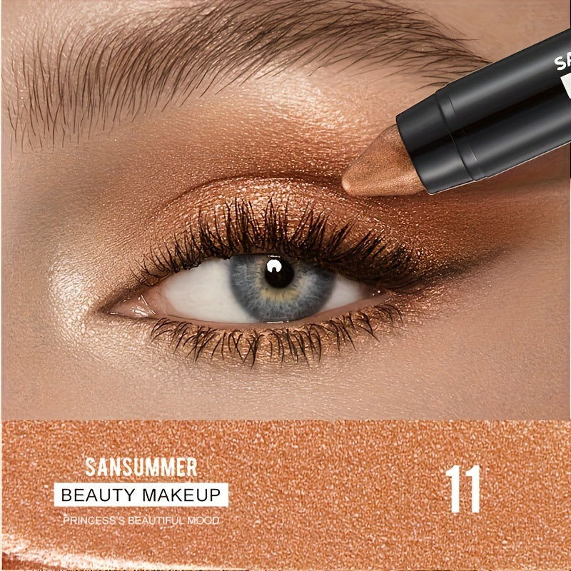 7-Pieces Waterproof Eye Shadow Stick Set – Matte & Pearlescent Shades for Natural, Long-Lasting Eye Makeup – Smooth Application, Perfect for Daily Looks