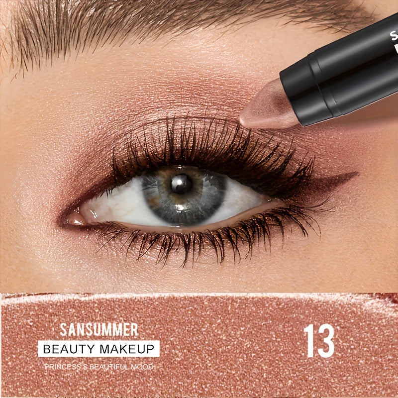 7-Pieces Waterproof Eye Shadow Stick Set – Matte & Pearlescent Shades for Natural, Long-Lasting Eye Makeup – Smooth Application, Perfect for Daily Looks