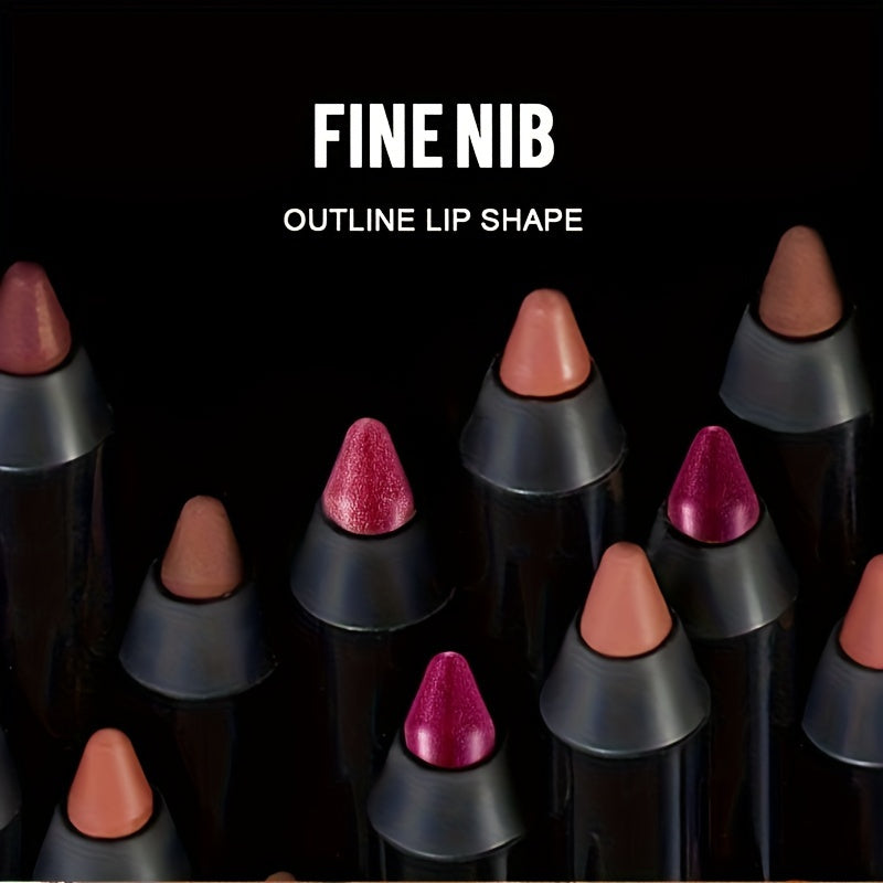 Waterproof Lipstick Gift Set – 6-Pieces Matte Velvet Crayon Lipsticks Eye Shadow Blush – Long-Lasting, Rich Color