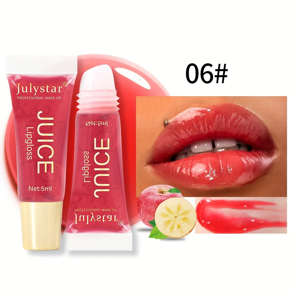 Fruit-Infused Moisturizing Lip Oil – Natural Shine, Long-Lasting Tint & Juicy Gloss Finish