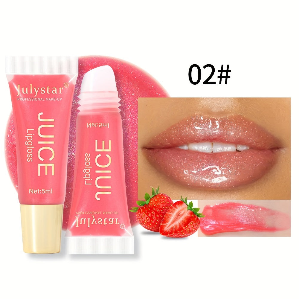 Fruit-Infused Moisturizing Lip Oil – Natural Shine, Long-Lasting Tint & Juicy Gloss Finish