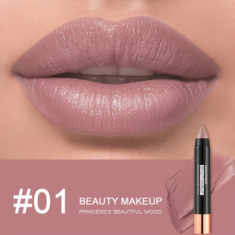 7-Pieces Waterproof Eye Shadow Stick Set – Matte & Pearlescent Shades for Natural, Long-Lasting Eye Makeup – Smooth Application, Perfect for Daily Looks