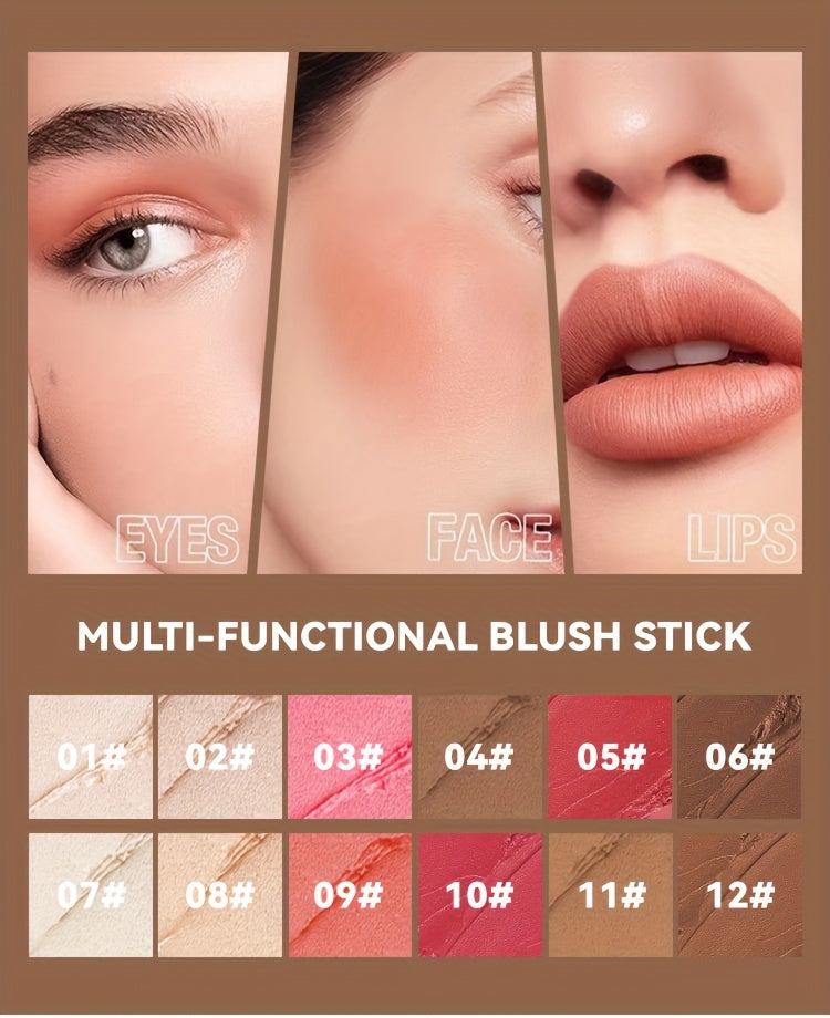 Waterproof Contour Stick Trio – Multi-Use Highlight, Concealer & Contour for Natural Definition