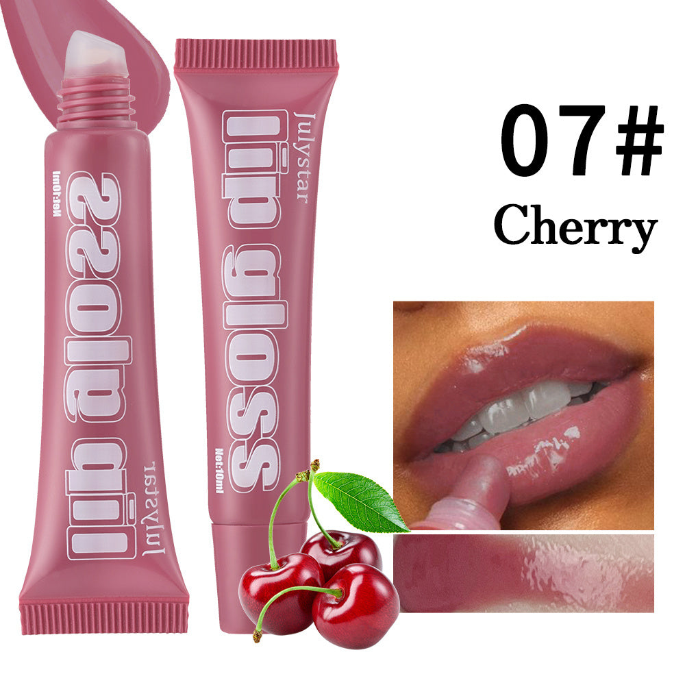 4pcs Lip Gloss Set – 8 Fruity Flavors, Hydrating & Non-Sticky, Long-Lasting Shine for Smooth, Glossy Lips