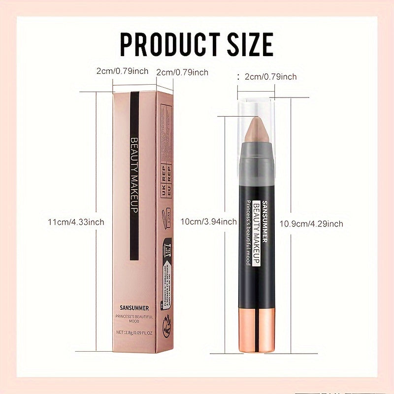 7-Pieces Waterproof Eye Shadow Stick Set – Matte & Pearlescent Shades for Natural, Long-Lasting Eye Makeup – Smooth Application, Perfect for Daily Looks