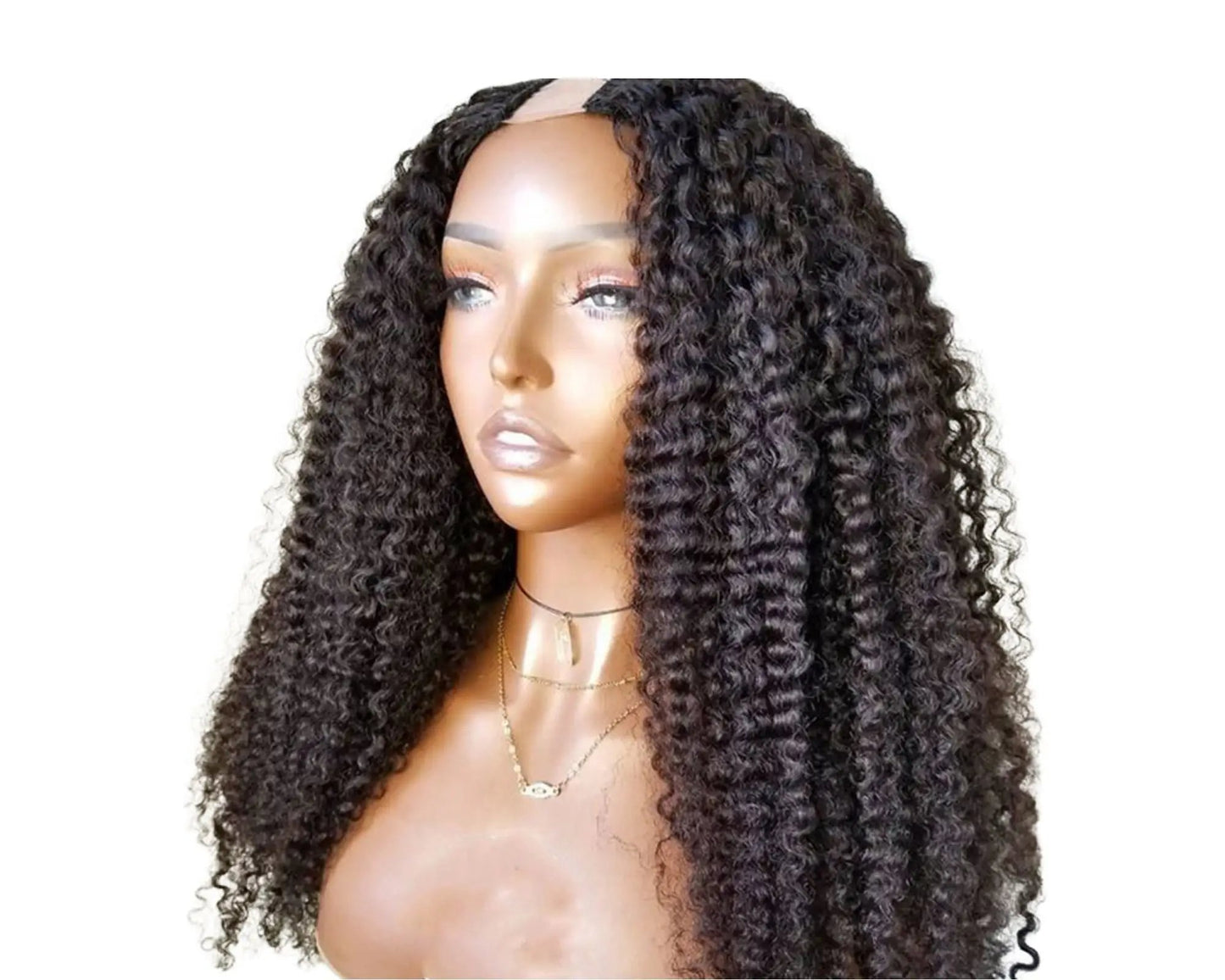 U Part Wig Deep Wave Human Hair Wigs For Black Women Brazilian Remy Ha