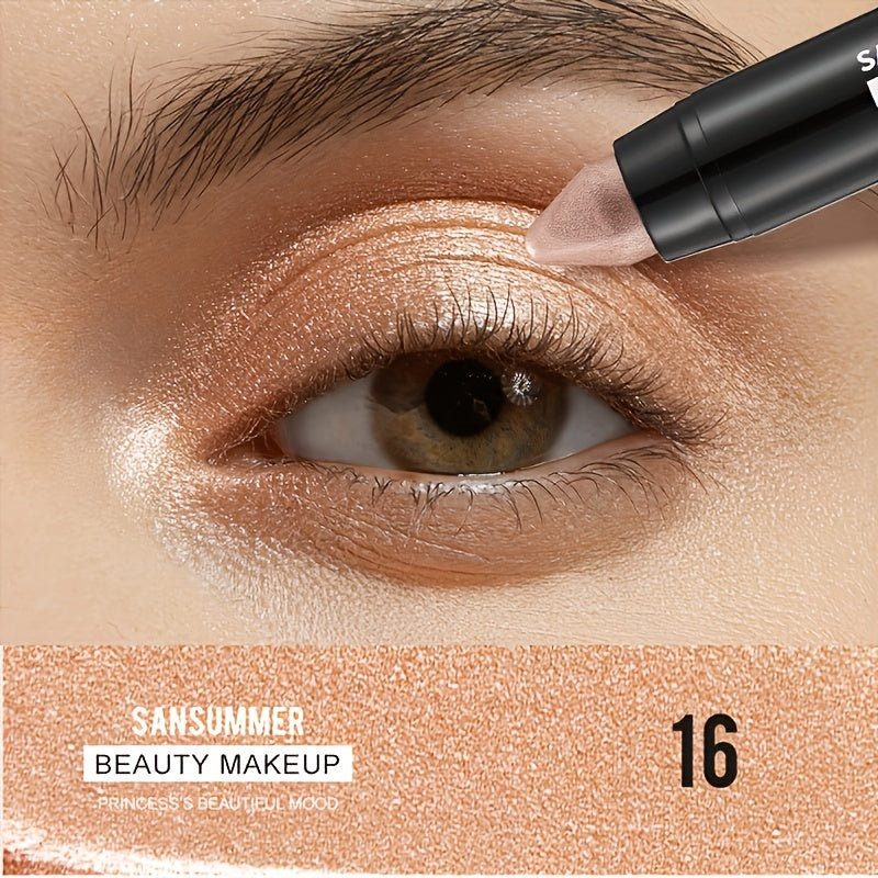 7-Pieces Waterproof Eye Shadow Stick Set – Matte & Pearlescent Shades for Natural, Long-Lasting Eye Makeup – Smooth Application, Perfect for Daily Looks