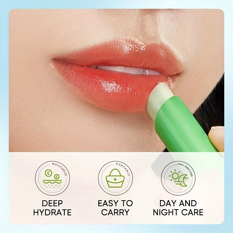Aloe Vera Lip Balm with Vitamin E & Squalane – Deeply Hydrating, Moisturizing & Brightening Care