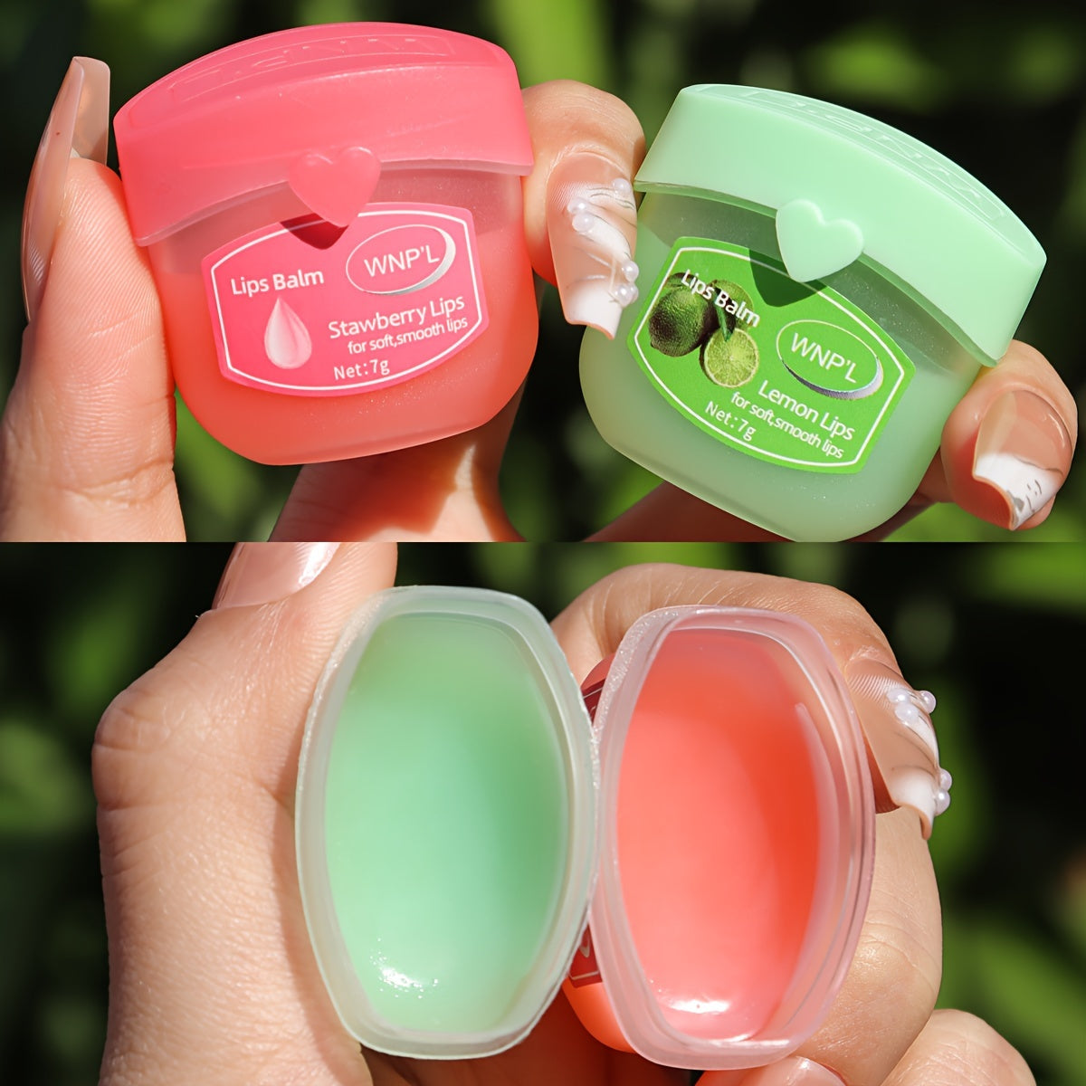 Small Size New Moisturizing Lip Care Set – Natural Plant-Based Lip Care for Soft, Cracked-Free Lips