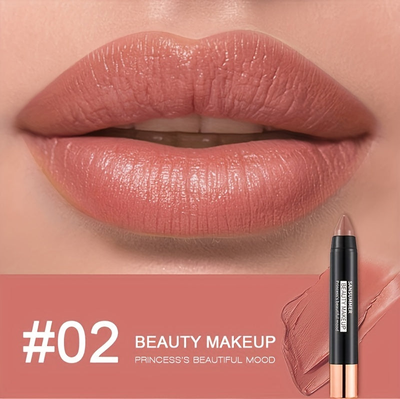 7-Pieces Waterproof Eye Shadow Stick Set – Matte & Pearlescent Shades for Natural, Long-Lasting Eye Makeup – Smooth Application, Perfect for Daily Looks