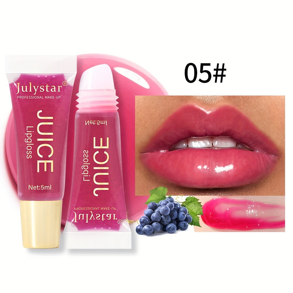 Fruit-Infused Moisturizing Lip Oil – Natural Shine, Long-Lasting Tint & Juicy Gloss Finish
