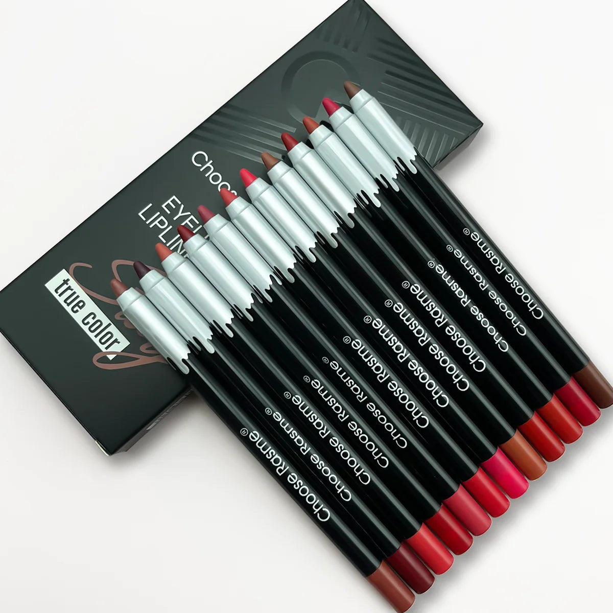 12-Piece Matte Lip Liner Set – Assorted Colors, Long-Lasting Formula, Perfect Gift Set