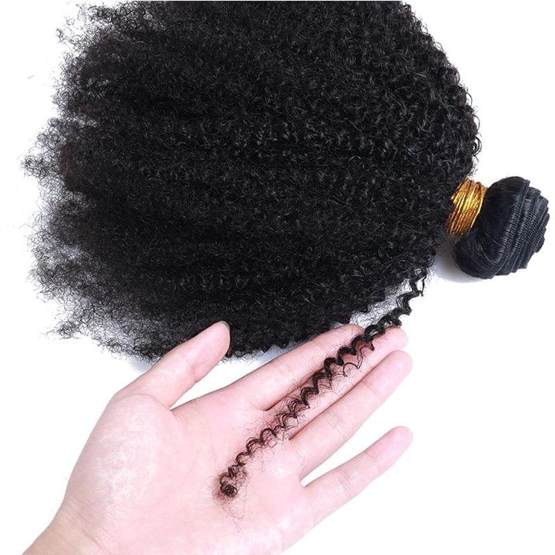 Wholesale 5/6/10/12 Bundles Afro Kinky Curly 10A Grade Human Hair Bund