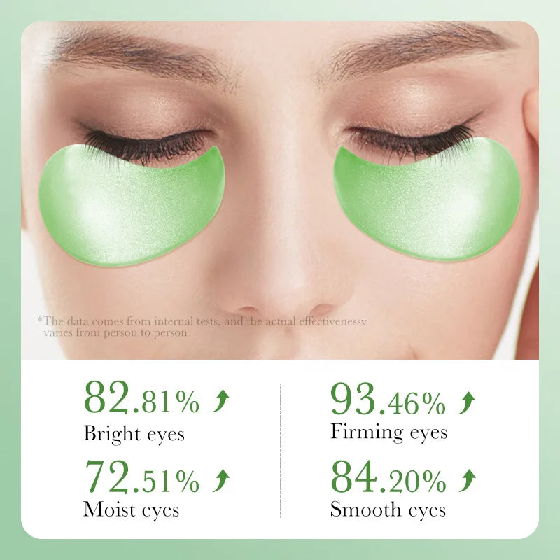 Aloe Vera Eye Masks – Hydrating & Soothing with Rich Aloe Vera Essence, Perfect for Winter & Spring Skincare, Great as a New Year Gift