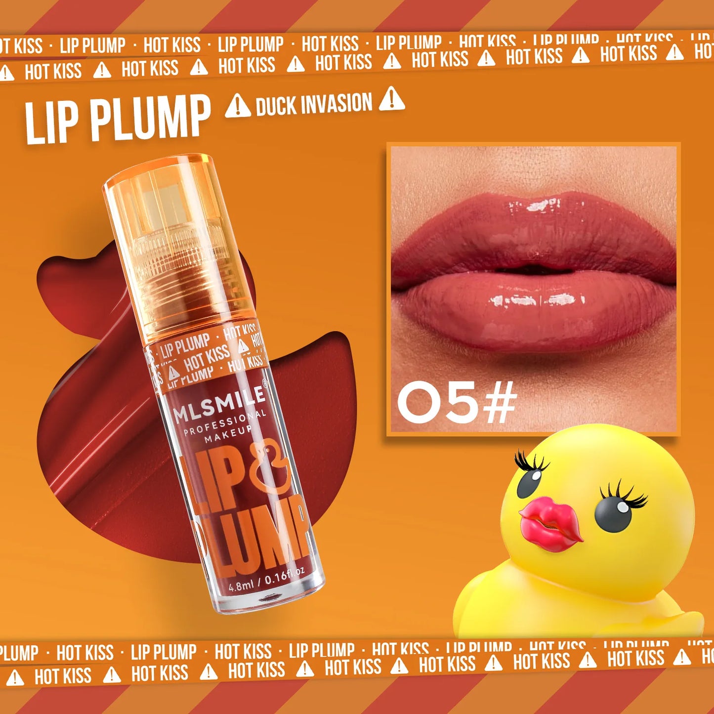 Spicy Lip Plumping Gloss & Oil Set – Moisturizing, Long-Lasting Mirror Shine with Natural Pearl Finish