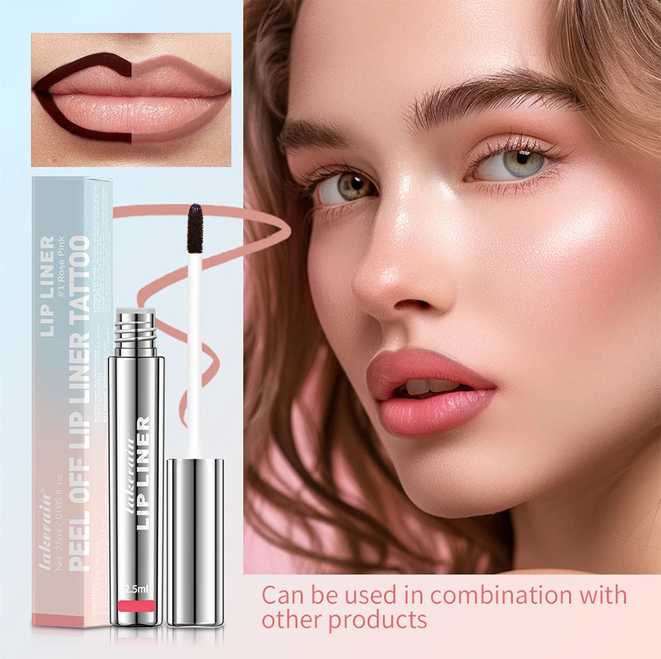 Peel-Off Lip Tint Tattoo Set – 4 Matte Velvet Shades, Long-Lasting Waterproof & Transfer-Proof Lip Color