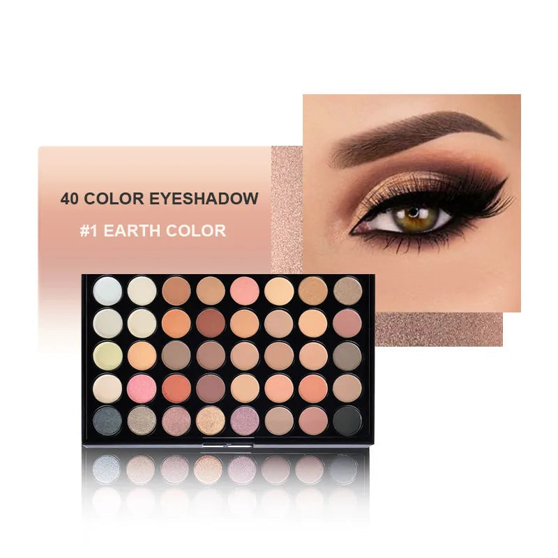 POPFEEL Eye Makeup Starter Kit – Budget-Friendly Beauty Set with Eyeshadow Palette, Eyeliner, Mascara & Brow Pencil – Perfect Gift for Makeup Lovers