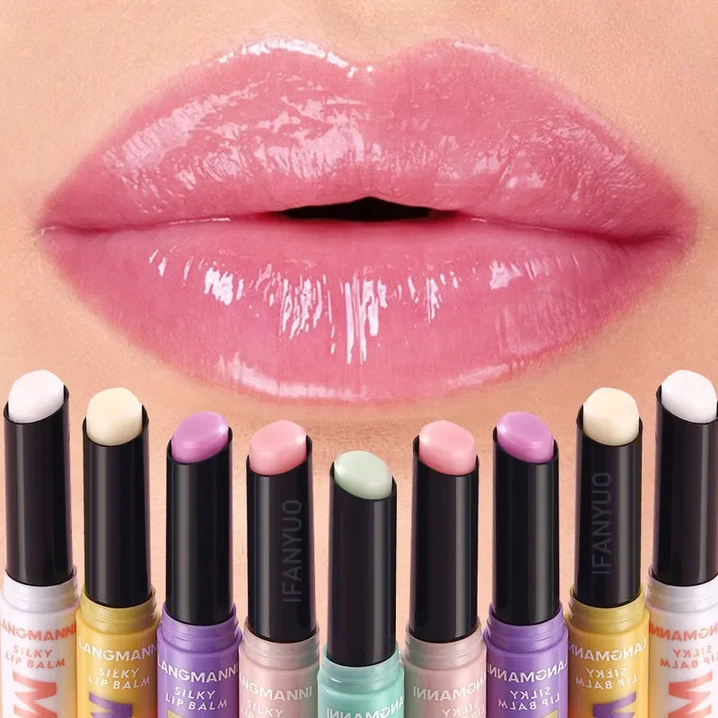 Color-Changing Lip Balm Set – 5 Hydrating Sticks with Aloe, Coconut, Strawberry & Honey Extracts