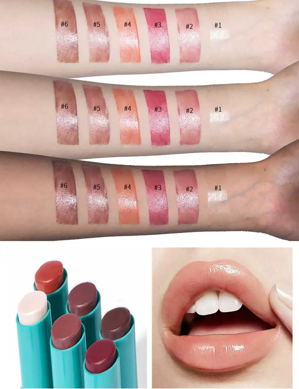 Hydrating Tinted Lip Balm – Long-Lasting Moisture Jelly-Like Tint with Natural Color Korean Lip Makeup