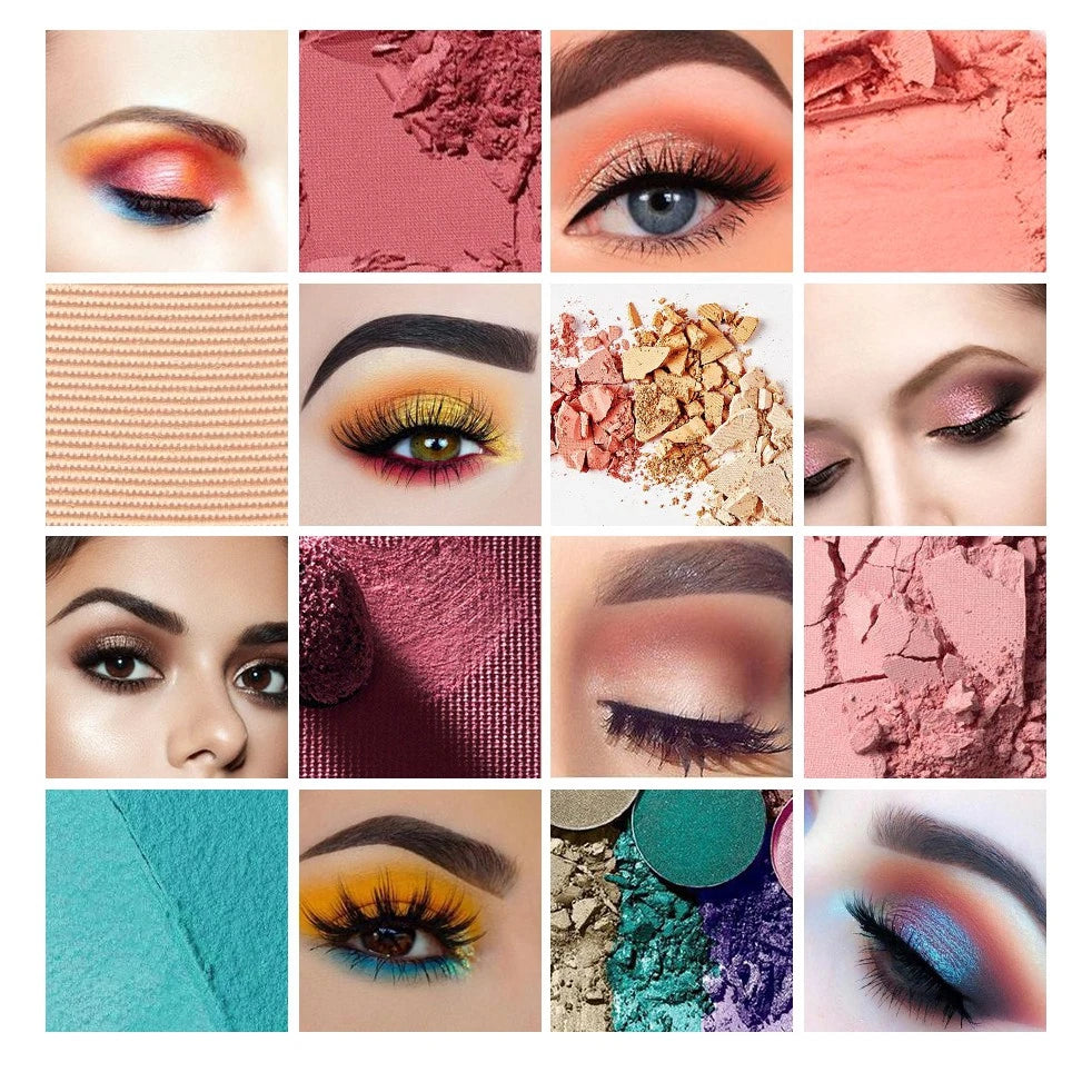 POPFEEL Eye Makeup Starter Kit – Budget-Friendly Beauty Set with Eyeshadow Palette, Eyeliner, Mascara & Brow Pencil – Perfect Gift for Makeup Lovers