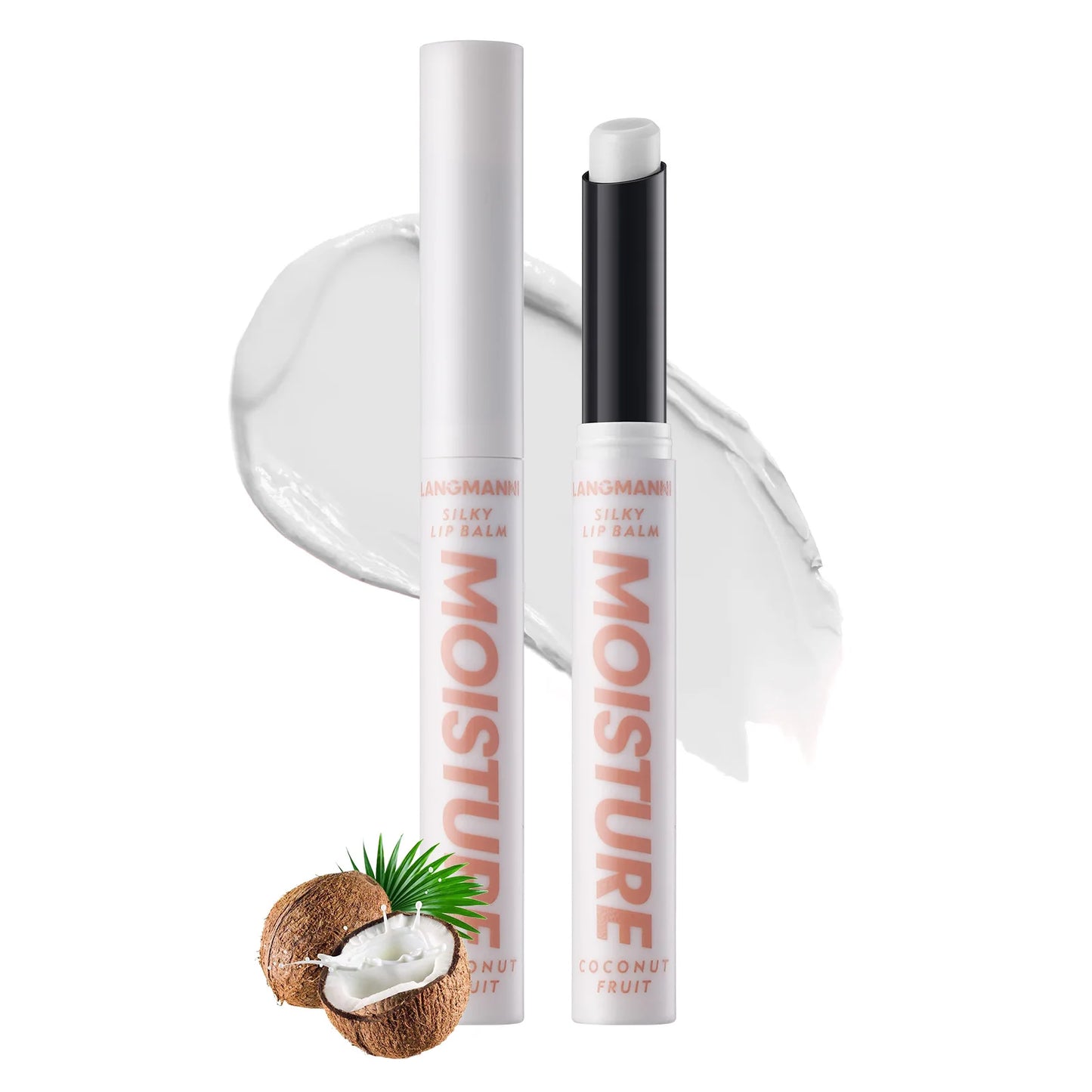 Color-Changing Lip Balm Set – 5 Hydrating Sticks with Aloe, Coconut, Strawberry & Honey Extracts