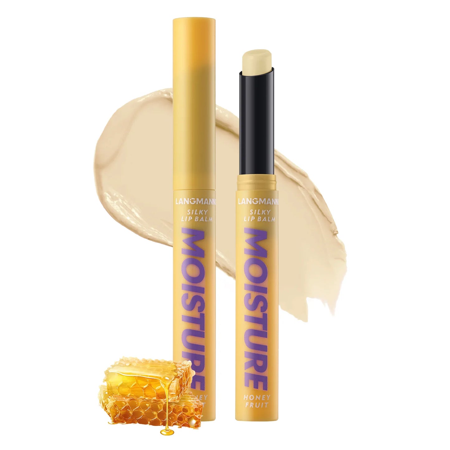 Color-Changing Lip Balm Set – 5 Hydrating Sticks with Aloe, Coconut, Strawberry & Honey Extracts