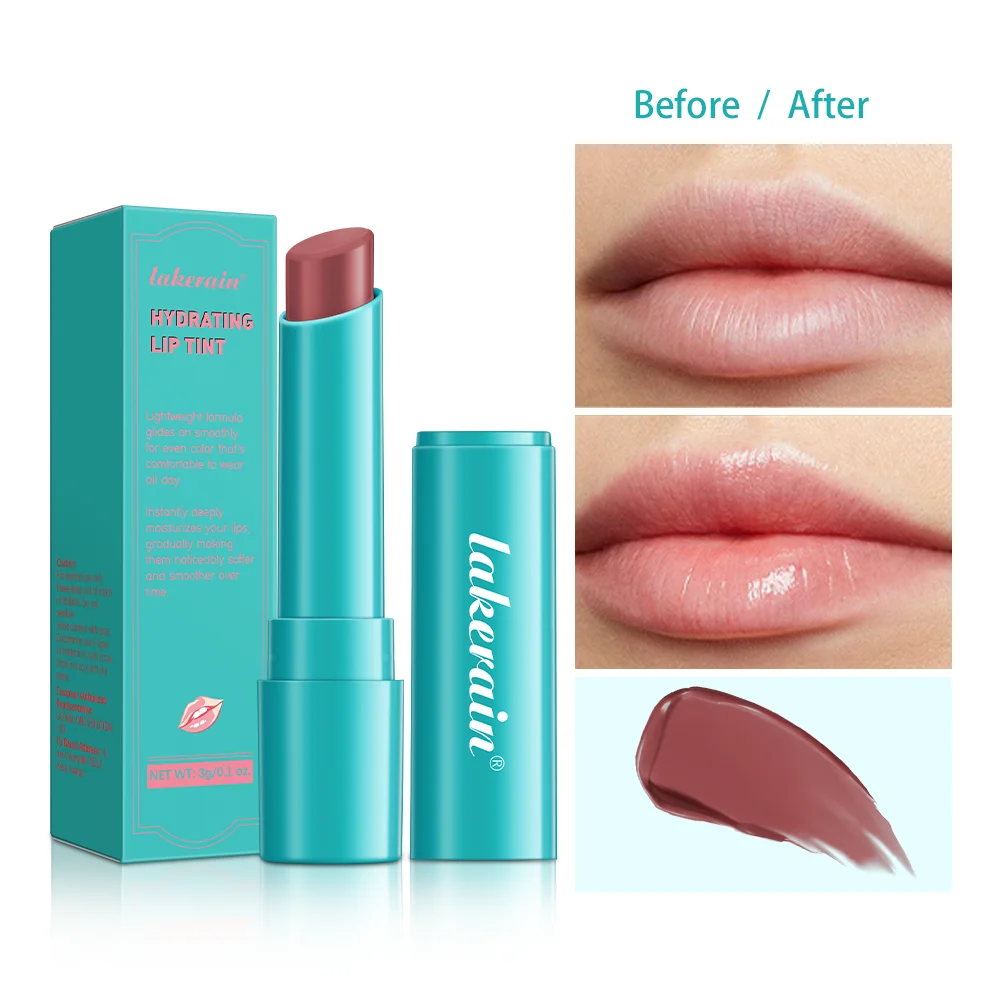 Hydrating Tinted Lip Balm – Long-Lasting Moisture Jelly-Like Tint with Natural Color Korean Lip Makeup