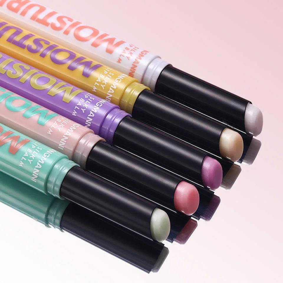 Color-Changing Lip Balm Set – 5 Hydrating Sticks with Aloe, Coconut, Strawberry & Honey Extracts