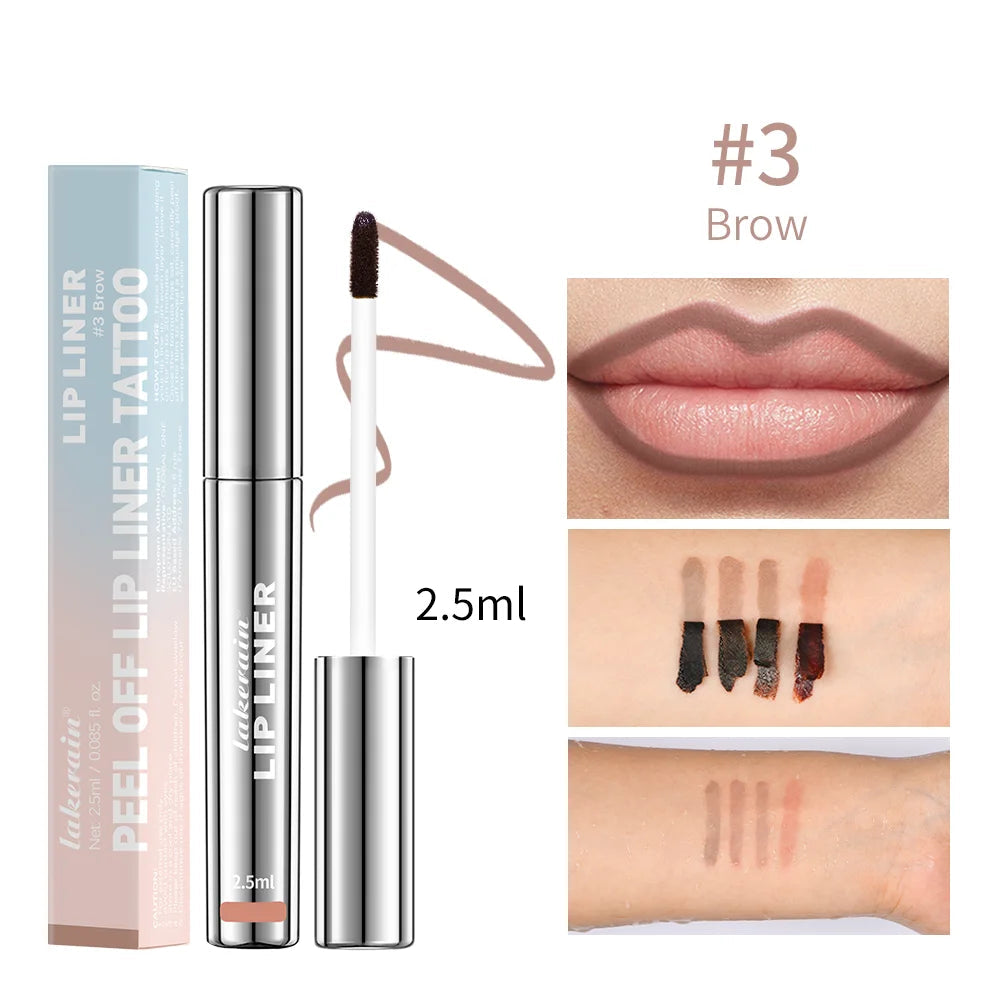 Peel-Off Lip Tint Tattoo Set – 4 Matte Velvet Shades, Long-Lasting Waterproof & Transfer-Proof Lip Color