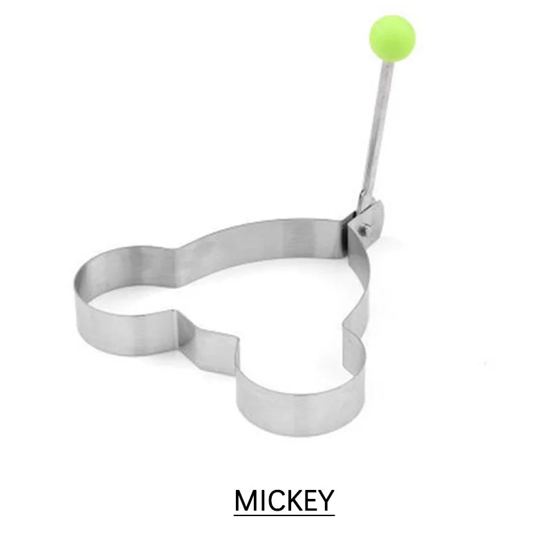 5pcs Stainless Steel Egg Frying Machine Egg Frying Machine Breakfast Baking Model Heart-Shaped Egg Frying Machine Gadge
