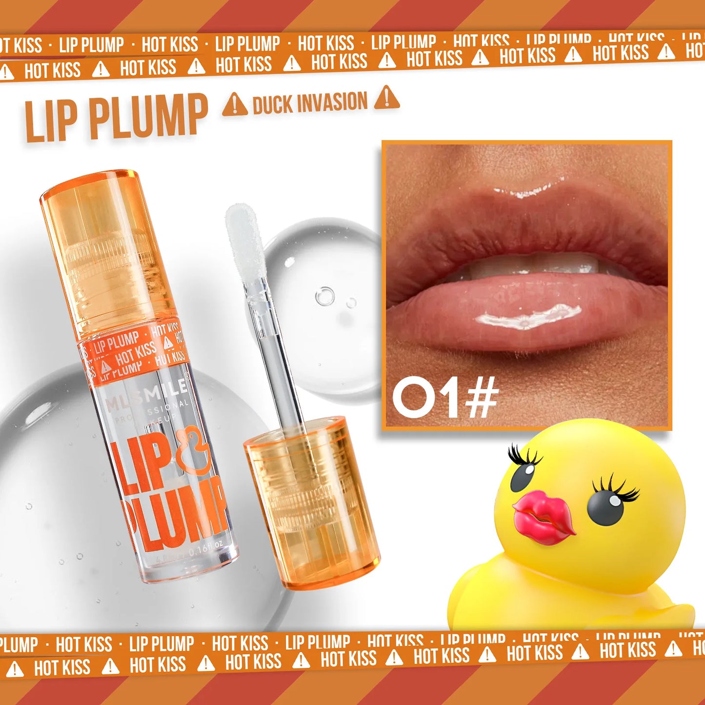 Spicy Lip Plumping Gloss & Oil Set – Moisturizing, Long-Lasting Mirror Shine with Natural Pearl Finish