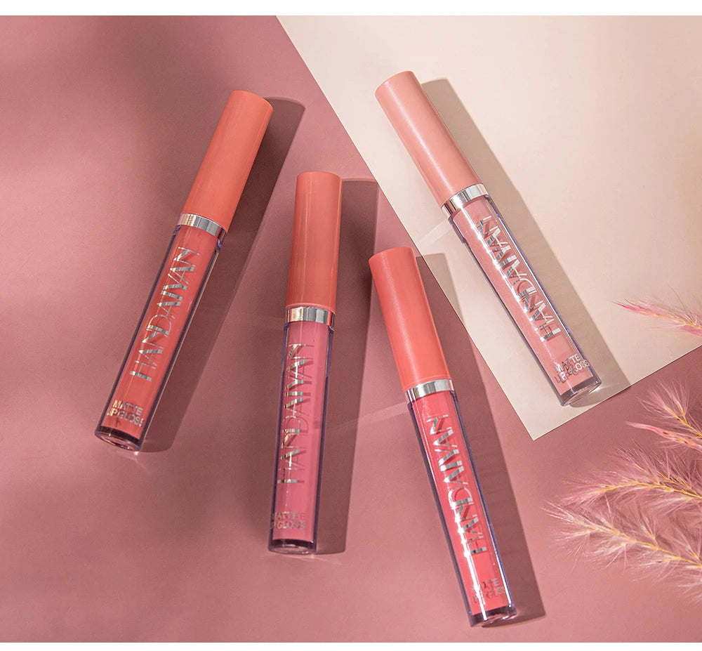 6-Pieces Non-Stick Liquid Lipstick Gift Set – Long-Lasting Matte Lip Gloss – Fade-Resistant, Smooth Finish