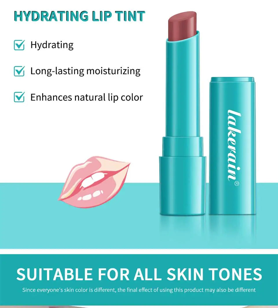 Hydrating Tinted Lip Balm – Long-Lasting Moisture Jelly-Like Tint with Natural Color Korean Lip Makeup
