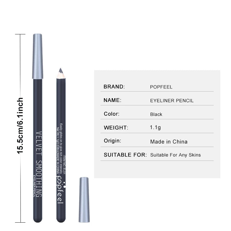 POPFEEL Eye Makeup Starter Kit – Budget-Friendly Beauty Set with Eyeshadow Palette, Eyeliner, Mascara & Brow Pencil – Perfect Gift for Makeup Lovers