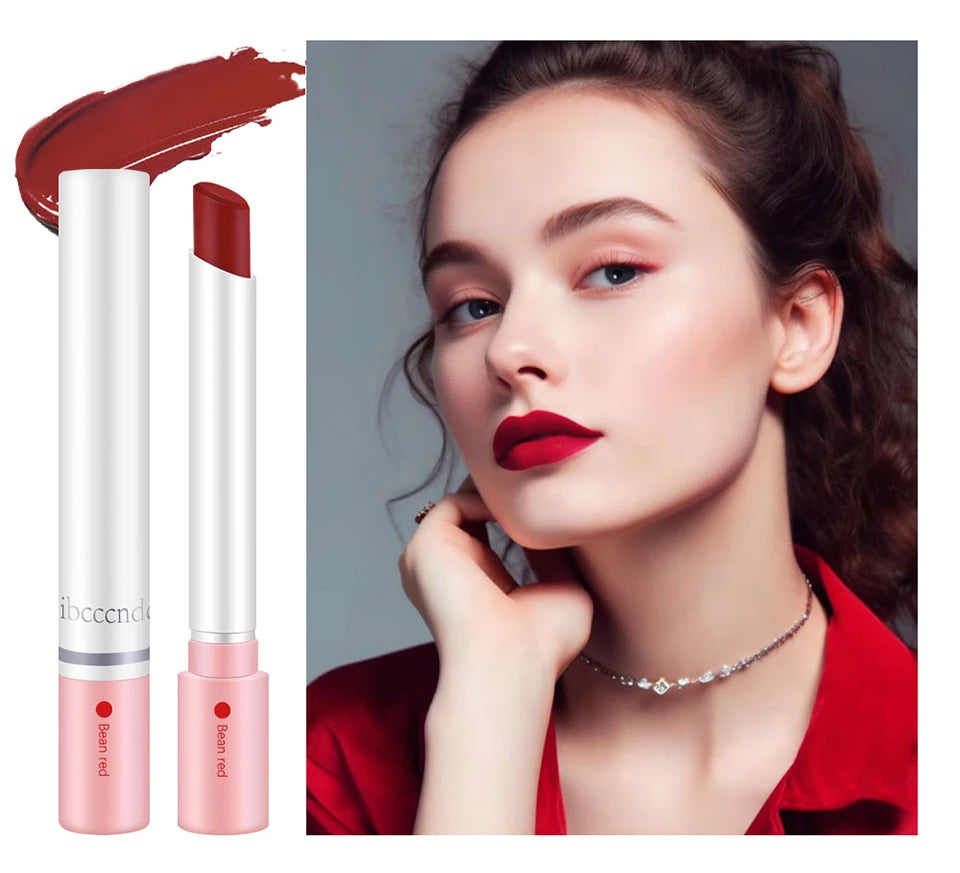4-Piece Cigarette Lipstick Set – Matte Velvet Finish, Waterproof & Smudge-Proof Lip Gloss for Bold, Lasting Color