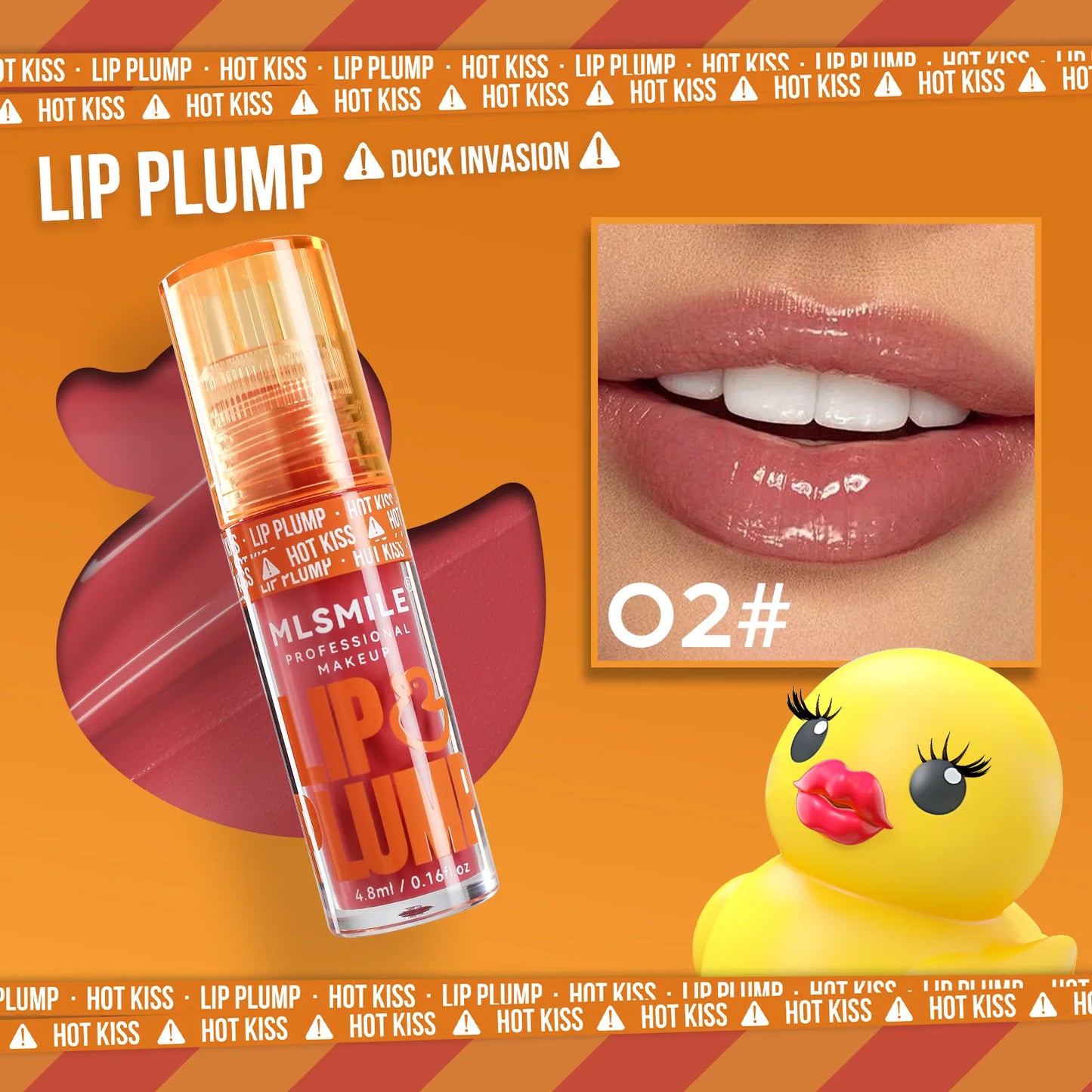 Spicy Lip Plumping Gloss & Oil Set – Moisturizing, Long-Lasting Mirror Shine with Natural Pearl Finish