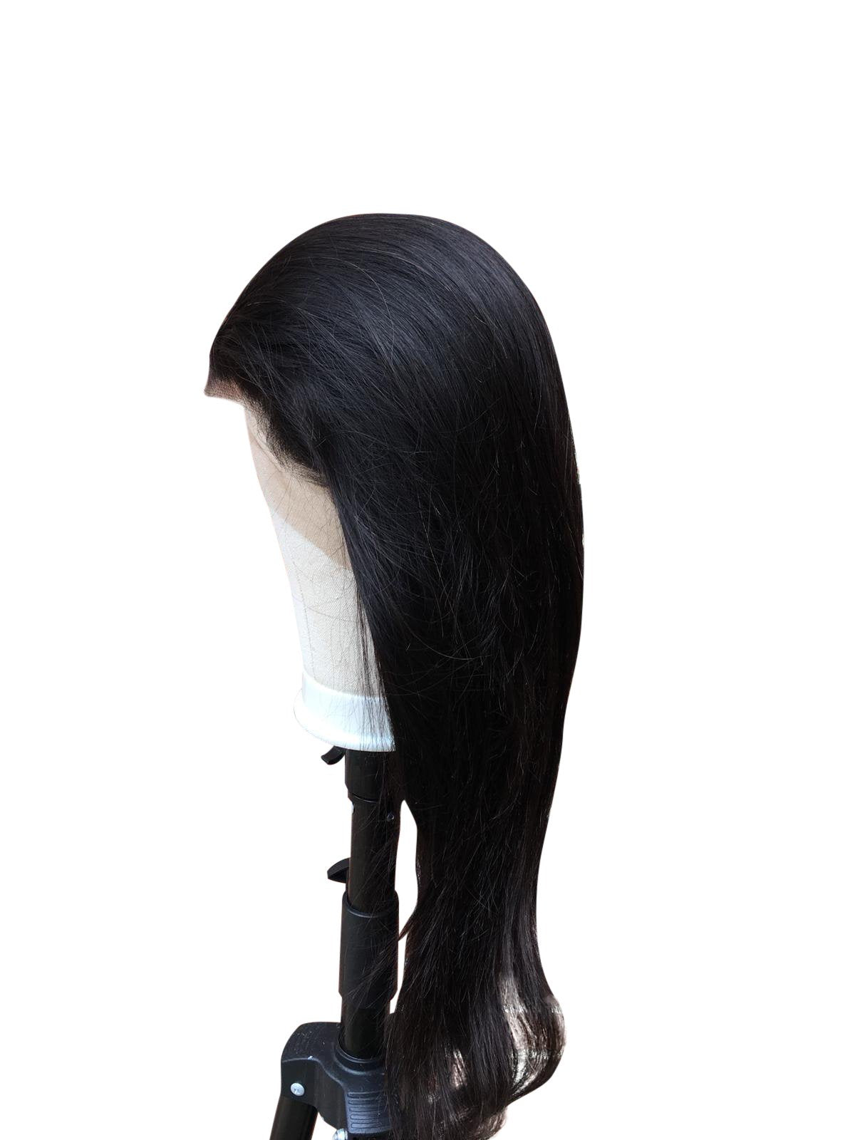 180% Density Full 2x6 Transparent Lace Front Straight Human Hair Wigs