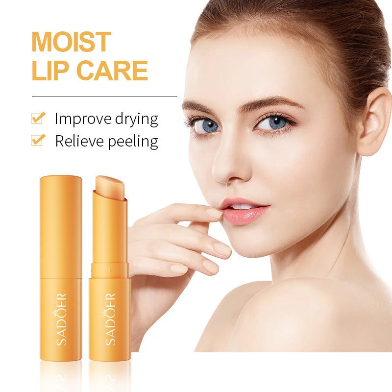 Vitamin C Lip Balm – Moisturizing & Brightening with Antioxidants, Hydrating Formula for Smooth, Supple Lips, Hypoallergenic, Natural Citrus Finish