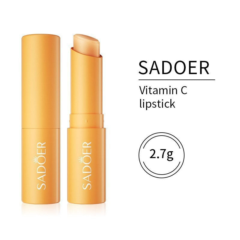 Vitamin C Lip Balm – Moisturizing & Brightening with Antioxidants, Hydrating Formula for Smooth, Supple Lips, Hypoallergenic, Natural Citrus Finish