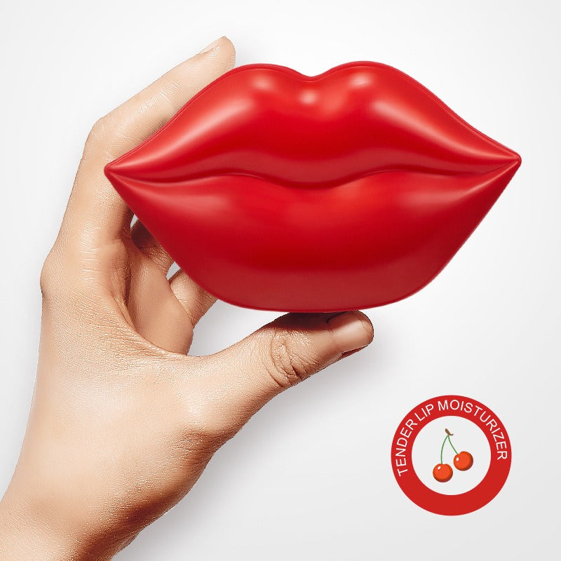 20pcs Cherry Vitamin Lip Masks – Moisturizing Lip Patches with Cherry Extract to Brighten Remove Dead Skin & Improve Dry Lips Gift for Women
