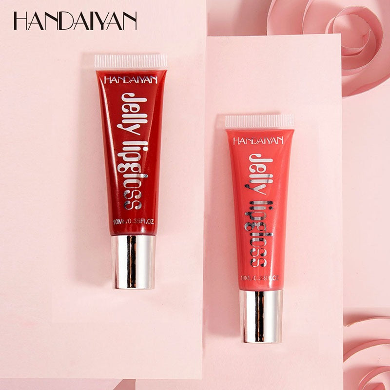 Jelly Lip Gloss Moisturising Lipstick Sexy Lip Oil Plumping Non-Sticky Long Lasting Repairing Primer Lip Balm Care Cosmetics