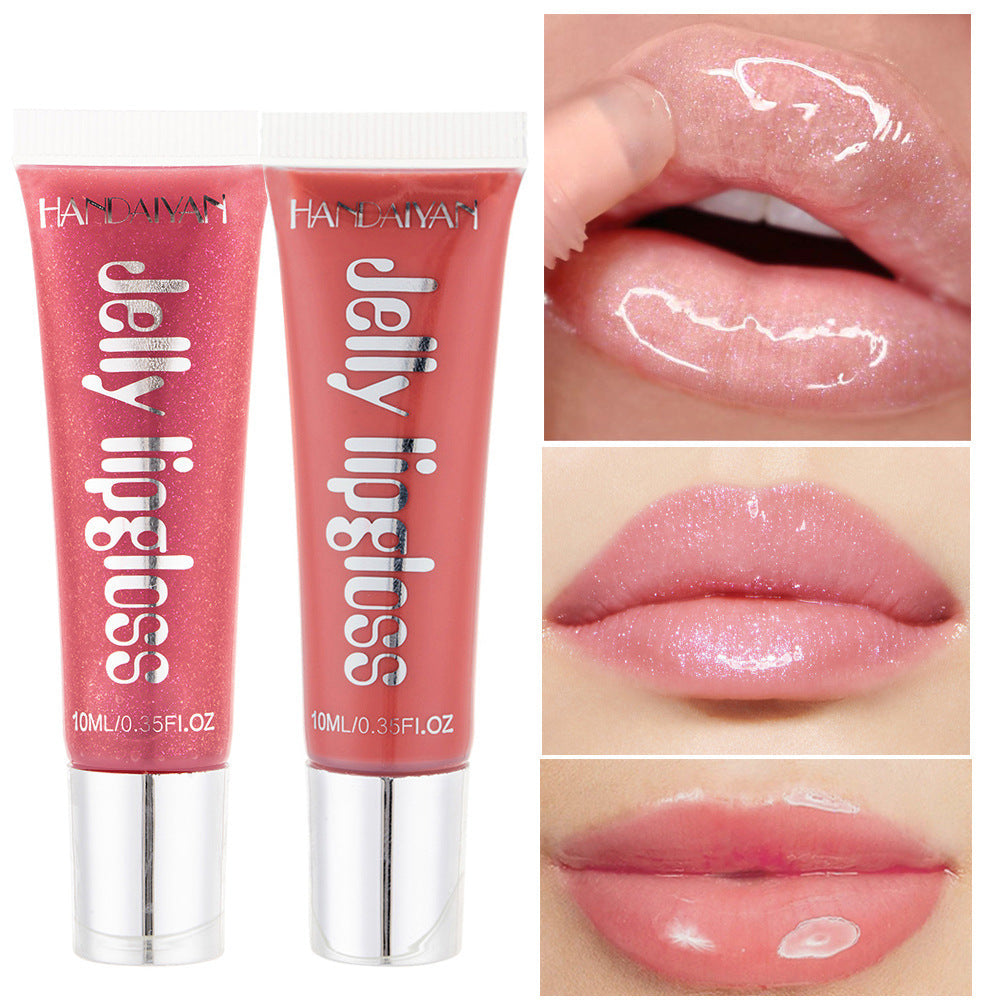 Jelly Lip Gloss Moisturising Lipstick Sexy Lip Oil Plumping Non-Sticky Long Lasting Repairing Primer Lip Balm Care Cosmetics