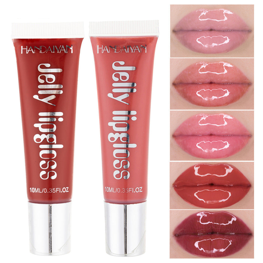 Jelly Lip Gloss Moisturising Lipstick Sexy Lip Oil Plumping Non-Sticky Long Lasting Repairing Primer Lip Balm Care Cosmetics