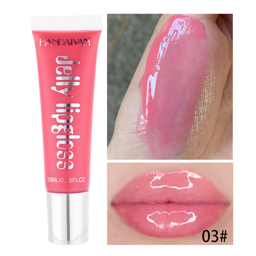 Jelly Lip Gloss Moisturising Lipstick Sexy Lip Oil Plumping Non-Sticky Long Lasting Repairing Primer Lip Balm Care Cosmetics