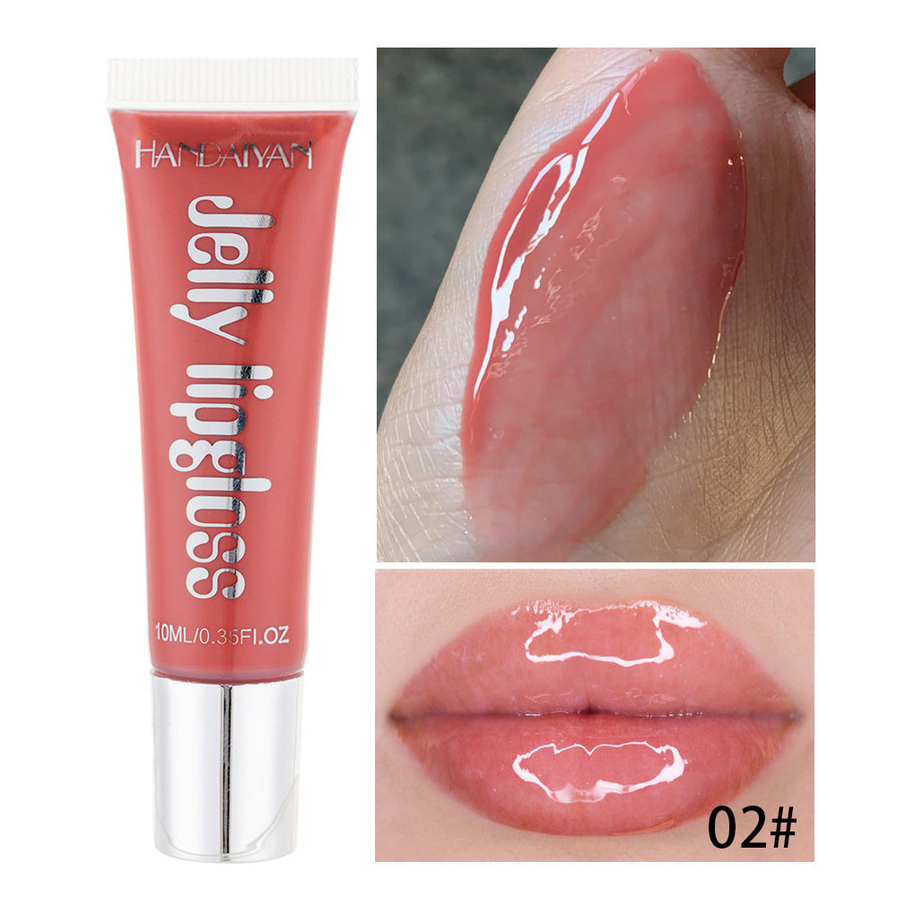 Jelly Lip Gloss Moisturising Lipstick Sexy Lip Oil Plumping Non-Sticky Long Lasting Repairing Primer Lip Balm Care Cosmetics