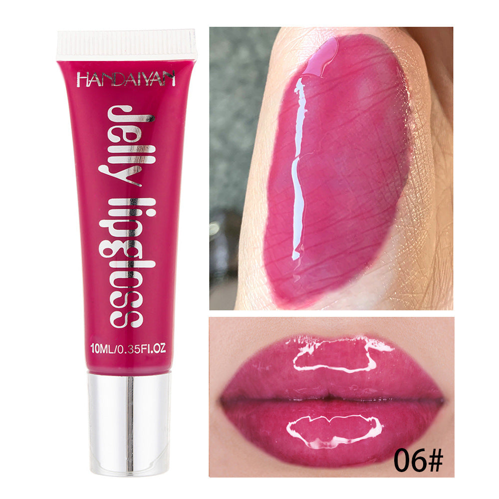 Jelly Lip Gloss Moisturising Lipstick Sexy Lip Oil Plumping Non-Sticky Long Lasting Repairing Primer Lip Balm Care Cosmetics