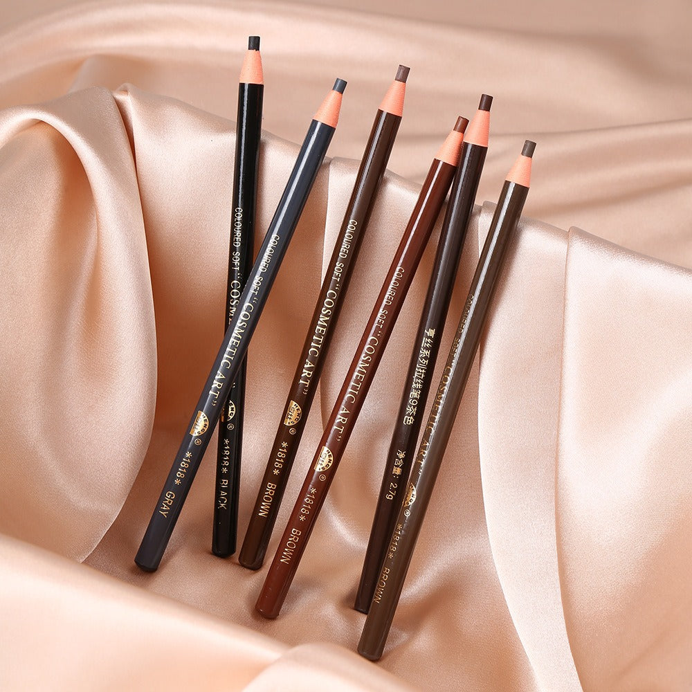 12Pcs Tear-Off Pull Line Eyebrow Pencil – No Sharpening Needed Natural Finish