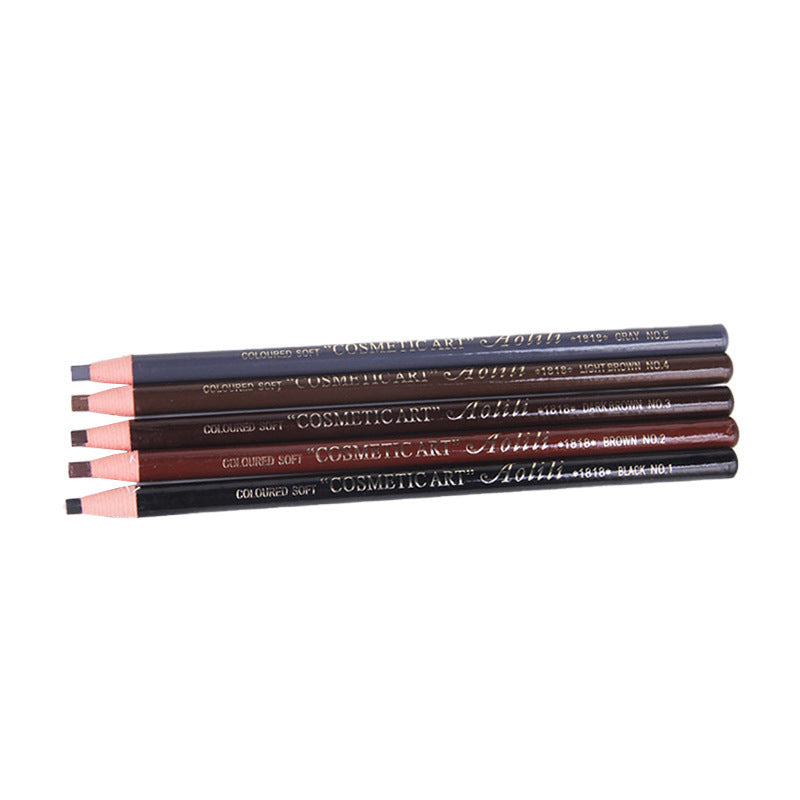 12Pcs Tear-Off Pull Line Eyebrow Pencil – No Sharpening Needed Natural Finish