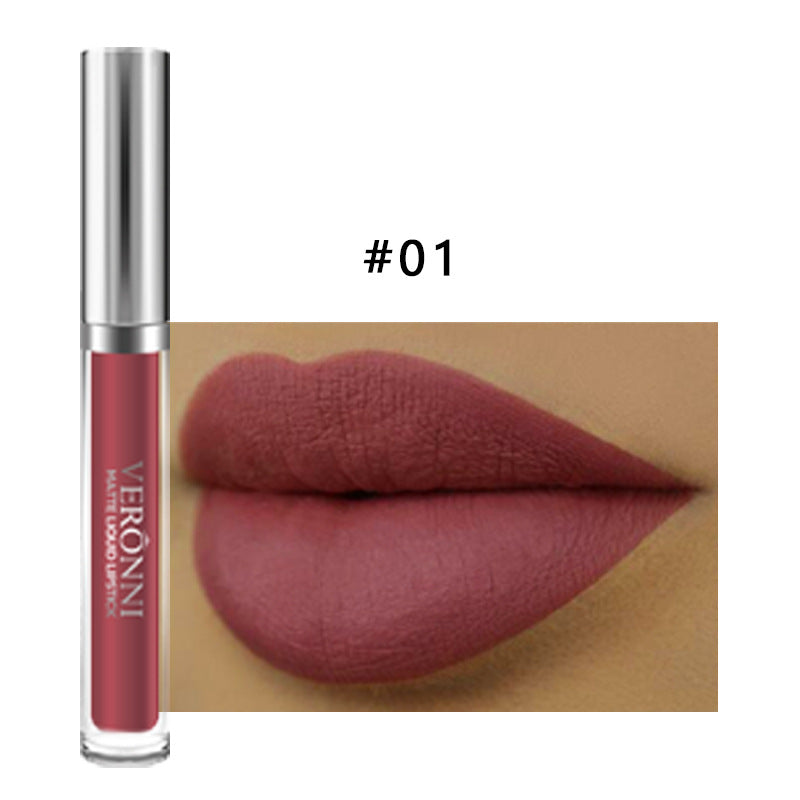 11-Piece Matte Velvet Liquid Lipstick Set – Long-Lasting, Waterproof, Non-Stick & Moisturizing Lip Gloss