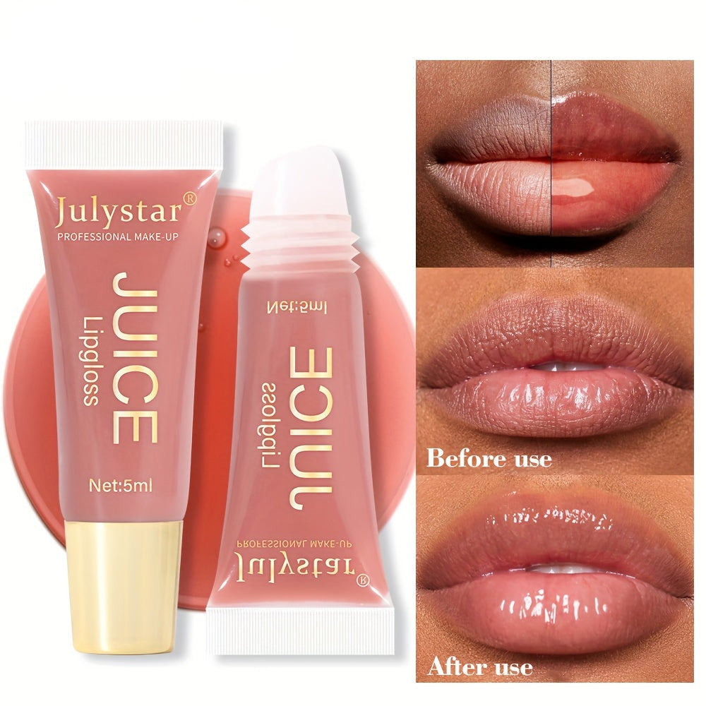 Fruit-Infused Moisturizing Lip Oil – Natural Shine, Long-Lasting Tint & Juicy Gloss Finish